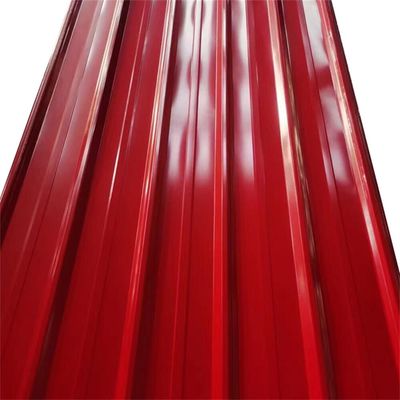 satın al CGCC Renkli Kaplamalı Çatı Sayfası 26 Gauge Ppgi Oluklu Levha online manufacture