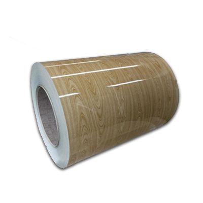 0.5x1000mm Renkli Poliester Kaplama Ahşap Taneler Boyalı Bobin