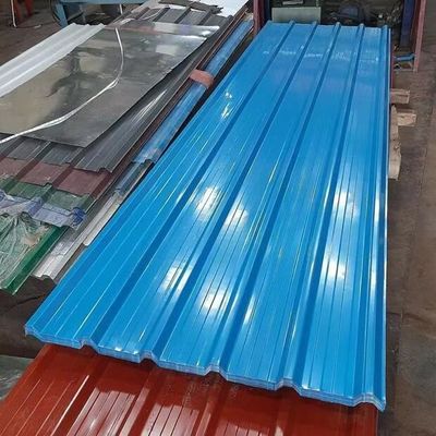 Çinko Oluklu Renkli Kaplamalı Çatı Kaplama Levhası 750mm-1500mm Demir Çatı Kaplama Levhaları