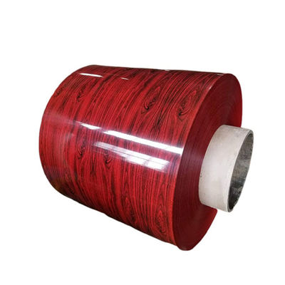 1.2mm Kalınlığı Taklit Ahşap Roller Kaplı Alüminyum Bobin