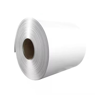 3004 H24 Beyaz Renkli Pvdf Kapak için Ön Kaplama Alüminyum Yaprak