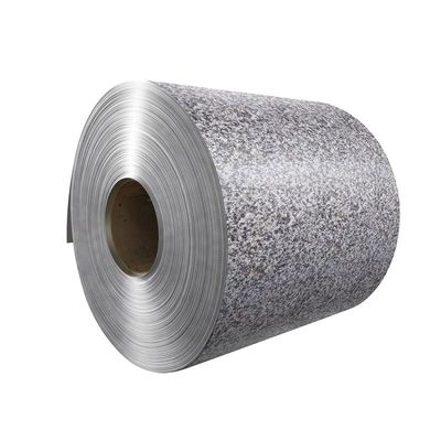 Yüksek Dayanımlı 2.35MM Kalınlıkta Mercan Taşı Desenli Renkli Kaplamalı Alüminyum Rulo
